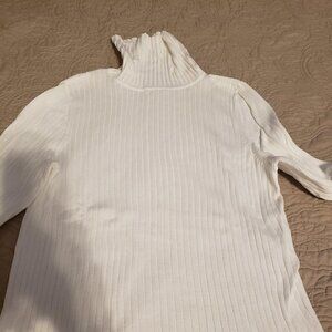 KIM Rogers Signature ribbed turtleneck sweater